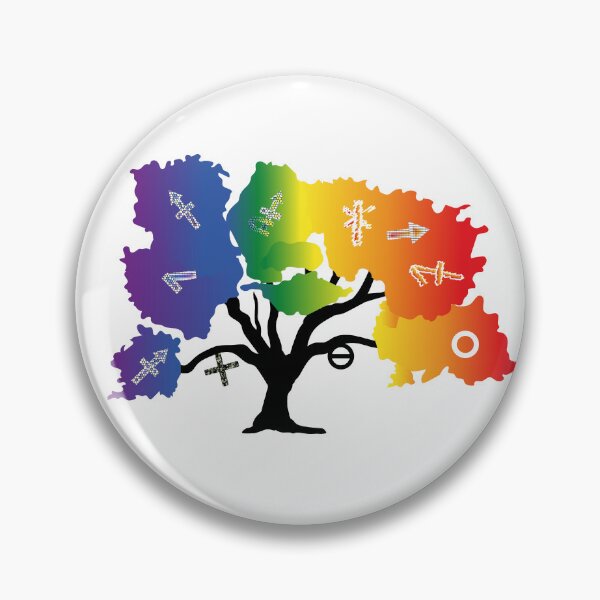 Item preview, LGBTQIA+ tree designed and sold by dreamtravel.