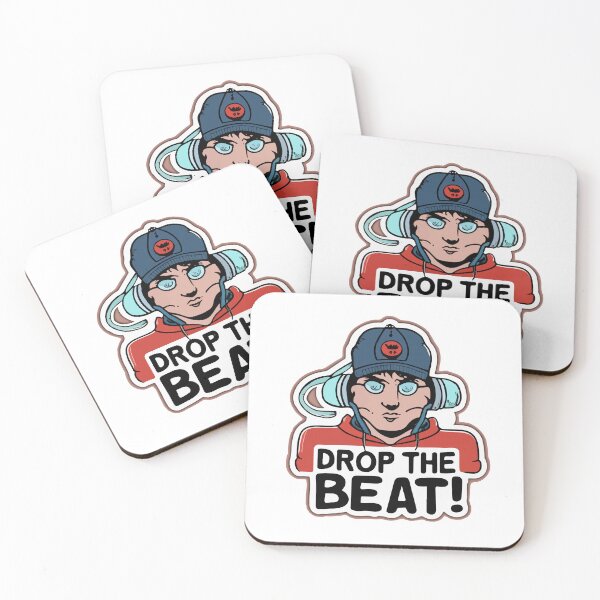 Item preview, Drop the Beat - Cartoon Rapper Sticker Design designed and sold by NiftyWrx.