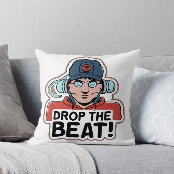 Item preview, Drop the Beat - Cartoon Rapper Sticker Design designed and sold by NiftyWrx.