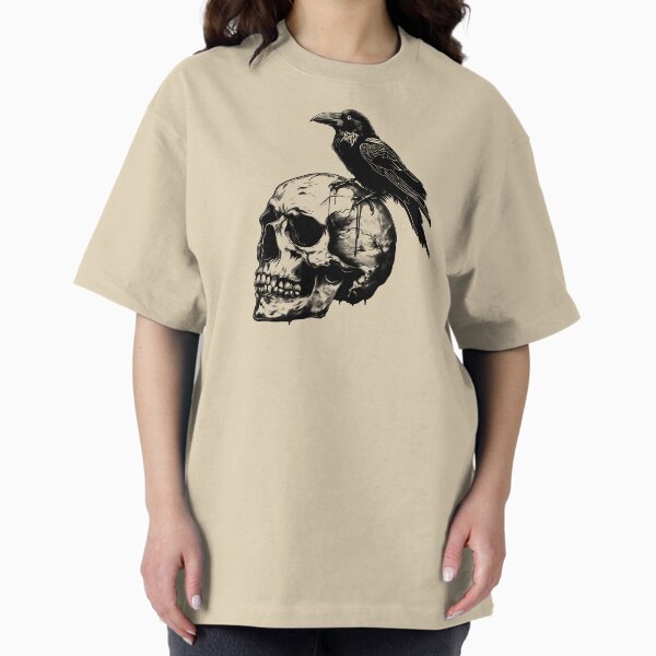 Item preview, Skull with a Raven designed and sold by WildfieldStudio.