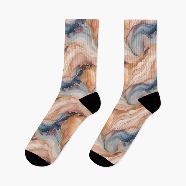 Item preview, Ethereal Waves: A Dance of blue Colors and Textures like Marbles designed and sold by creativekrish.