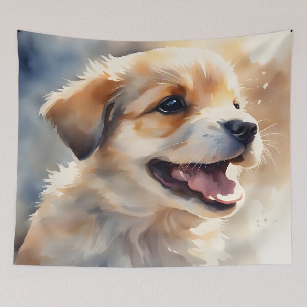 Item preview, Cute Puppy Expecting a Lot of Happy Stuff designed and sold by CalmnessbyChoice.