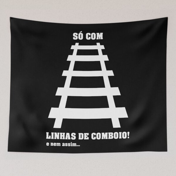 Item preview, So com linhas de comboio - PT designed and sold by Alcino Major.