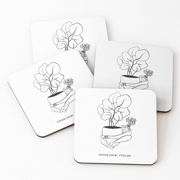 Item preview, emotional rescue plant with text designed and sold by magarisi.