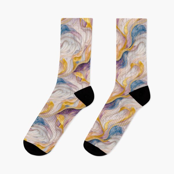 Item preview, Ethereal Waves: A Dance of blue Colors and Textures like Marbles designed and sold by creativekrish.