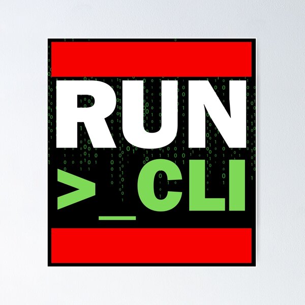 Item preview, RUN CLI Design - Best Computer geek's gift EVER designed and sold by Reichcorp.