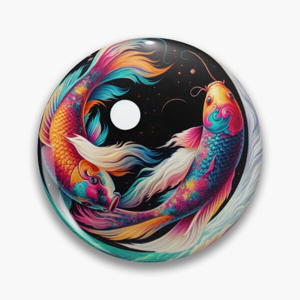 Item preview, Yin Yang Koi Fish Design designed and sold by DesignsByLitz.