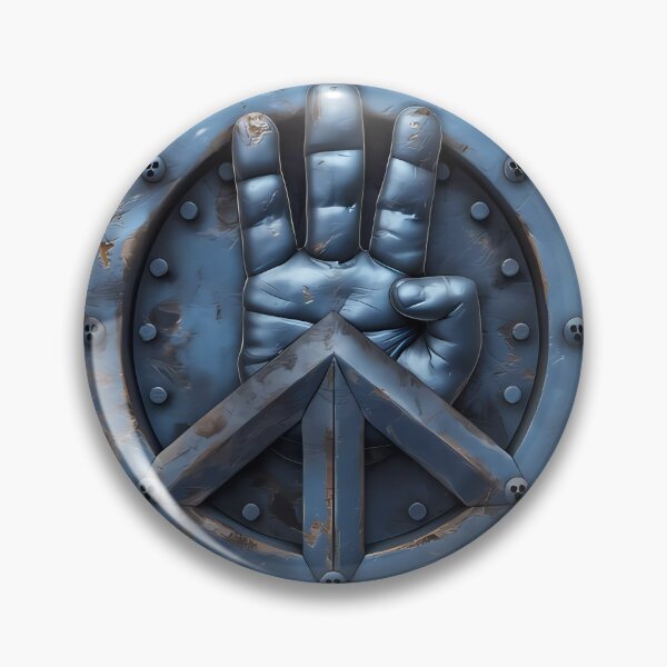 Item preview, “Quadrifid Hand: Window on Indigo” designed and sold by Art-Vortex-fr.