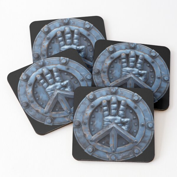 Item preview, “Quadrifid Hand: Window on Indigo” designed and sold by Art-Vortex-fr.