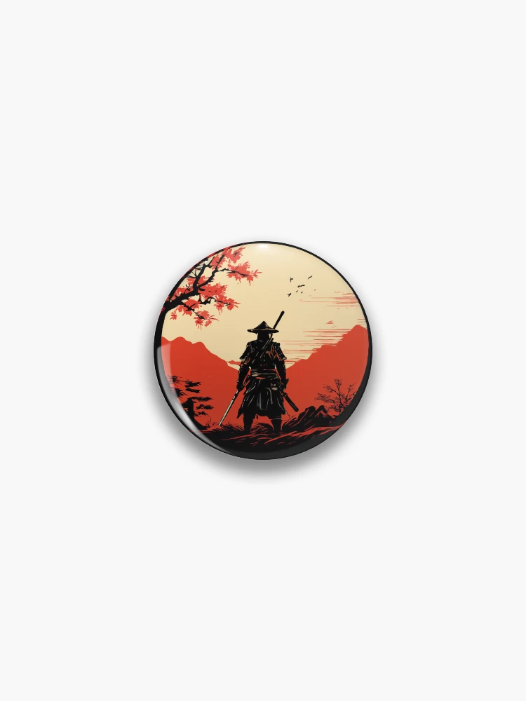 Thumbnail 1 von 3, Button, Samurai designt und verkauft von Ultimate-Rabbit.