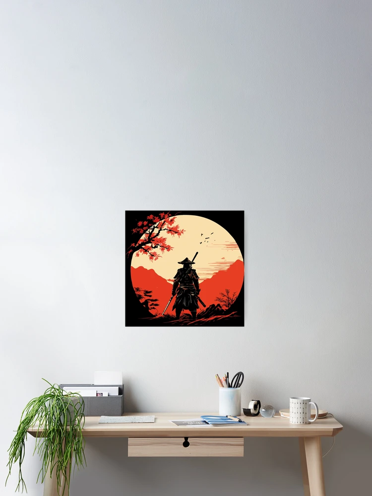 Thumbnail 2 of 3, Poster, samurai designed and sold by Ultimate-Rabbit.