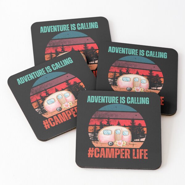 Item preview, Retro Distressed Adventure is Calling Camper Life designed and sold by AlienOccupation.