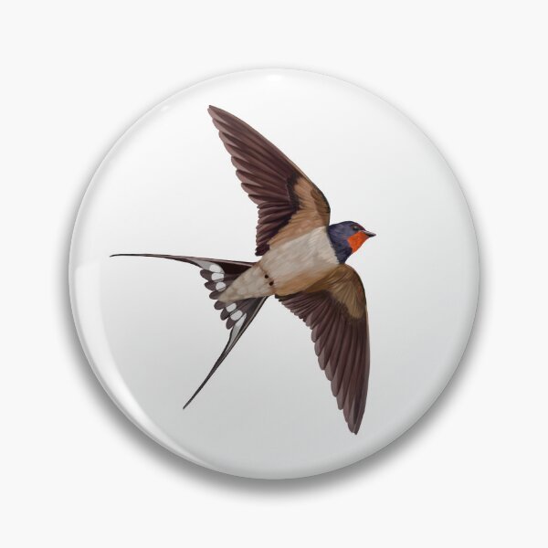 Item preview, Barn Swallow (Hirundo rustica) designed and sold by Amanda Cherutte.