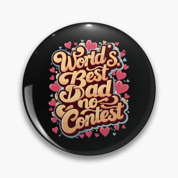 Item preview, World's Best Dad classic beloved father birthday celebration designed and sold by w1ckerman.