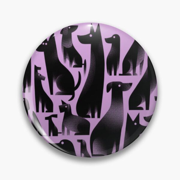 Item preview, dog black pink designed and sold by Cabrasco.