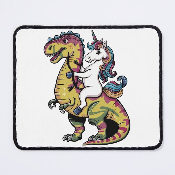 Item preview, funny unicorn riding dinasour designed and sold by venavar.