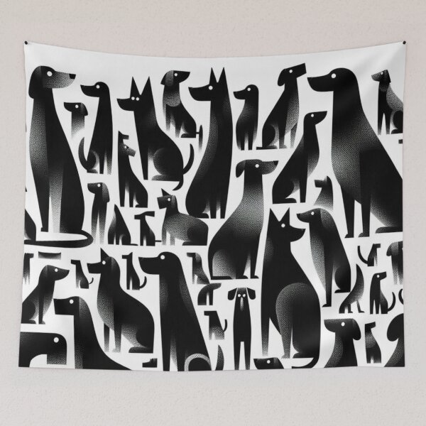 Item preview, dog black designed and sold by Cabrasco.