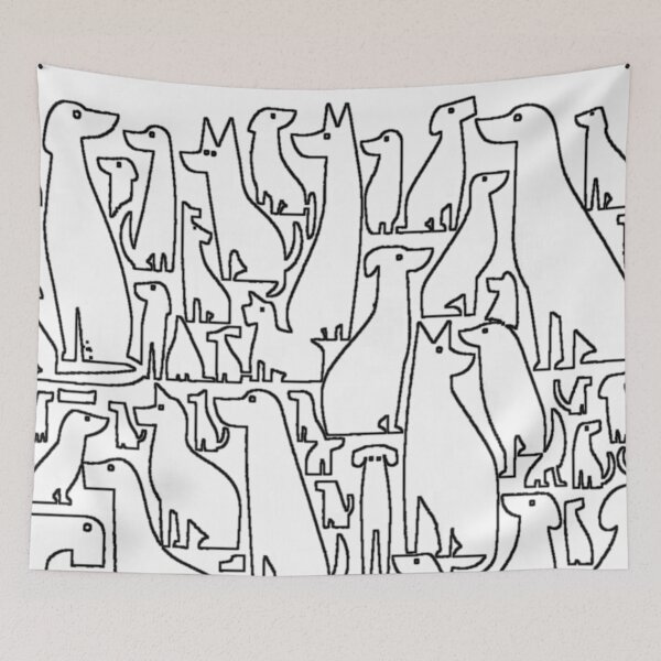 Item preview, dog white designed and sold by Cabrasco.