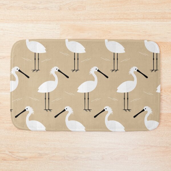 Item preview, Spoonbills on brown designed and sold by reneesillus.