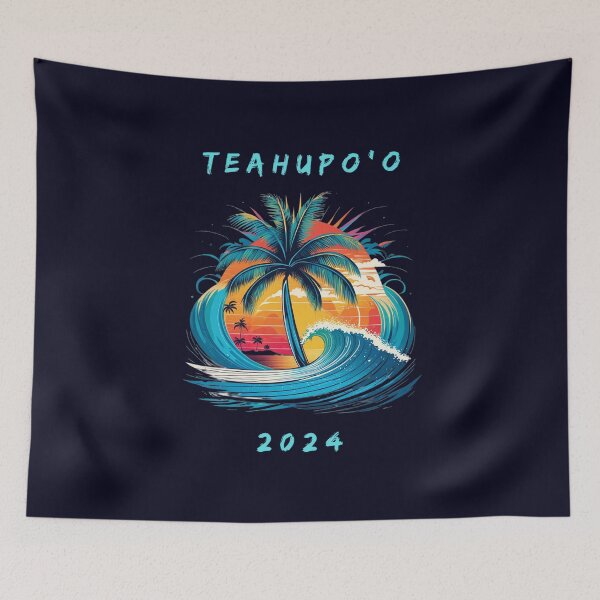 Item preview, Teahupo'o 2024 surfing Olympics Tahiti designed and sold by JackFreestone.