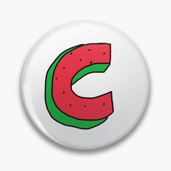 Artikelvorschau, Sommer-Wassermelone-Buchstabe C entworfen und verkauft von Eternallykawaii.