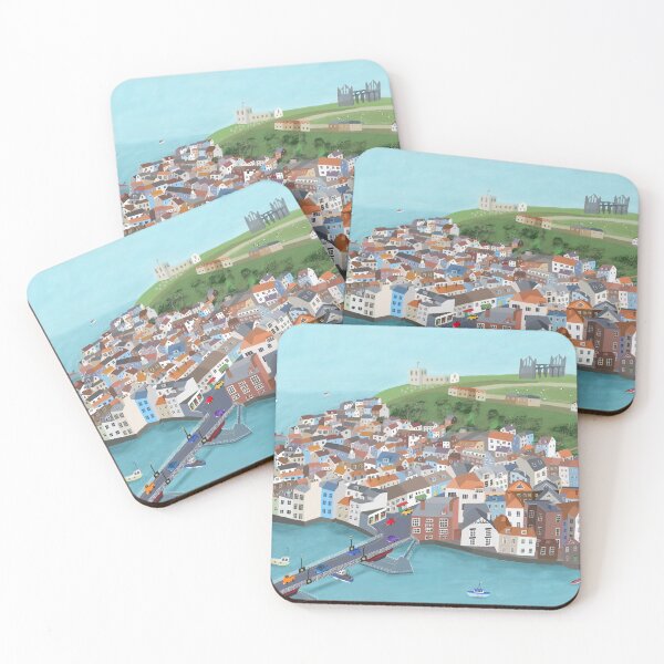 Item preview, Whitby, United Kingdom, Seaside Town by Artist Carla Daly designed and sold by Carla Daly.