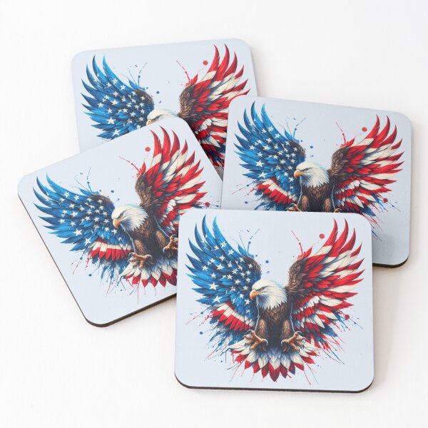 Item preview, Patriotic American Eagle USA Flag designed and sold by Margival.