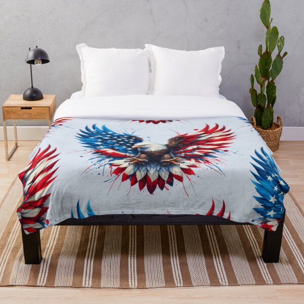 Artikelvorschau, Patriotische amerikanische Adler USA Flagge entworfen und verkauft von Margival.