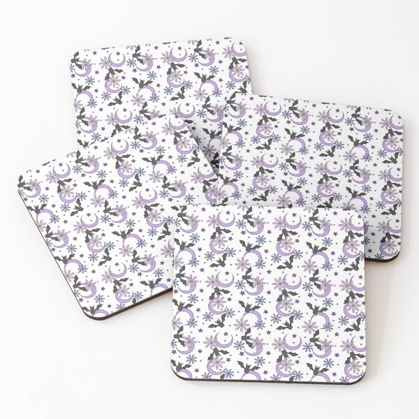 Item preview, Purple moon bats designed and sold by The Chaotic Muse LLC.