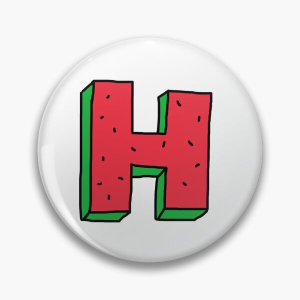 Artikelvorschau, Sommerliche Wassermelone mit Anfangsbuchstabe H entworfen und verkauft von Eternallykawaii.