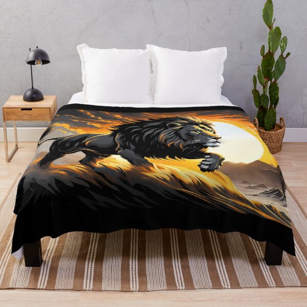 Item preview, Lion at Sunset, Ai Generated Art  designed and sold by ACC .