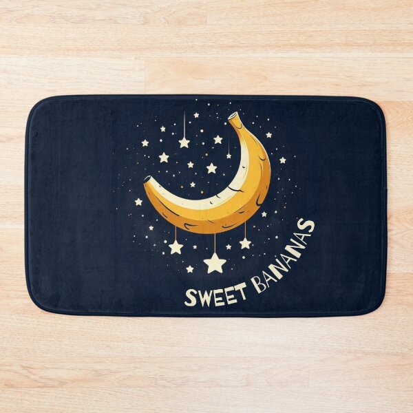 Item preview, Sweet bananas - moon made of banana in the starry sky designed and sold by Funny-Banana.