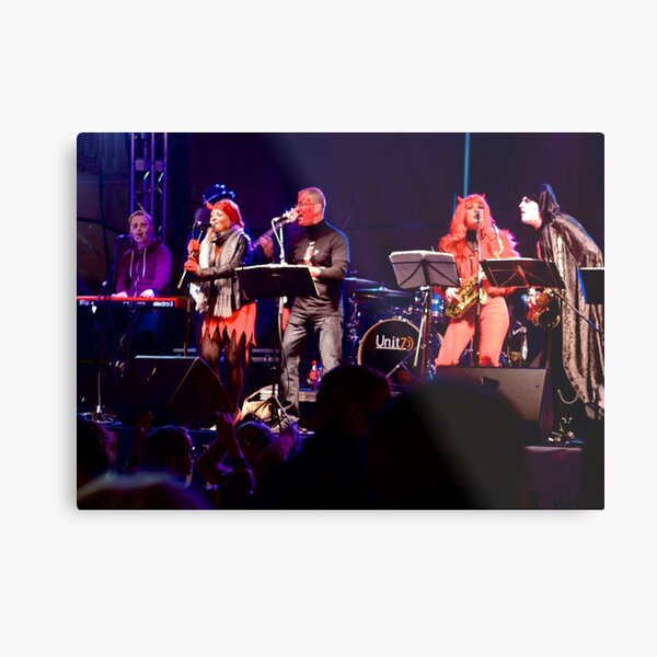 Live Band in Waterloo Place Derry, Halloween 2012 Metal Print