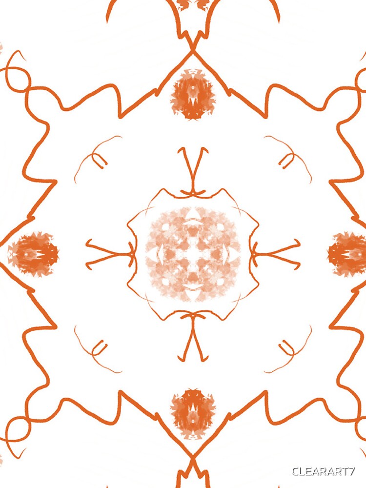 Thumbnail 4 of 4, iPhone Case, Abstract Pattern orange designed and sold by CLEARART7.