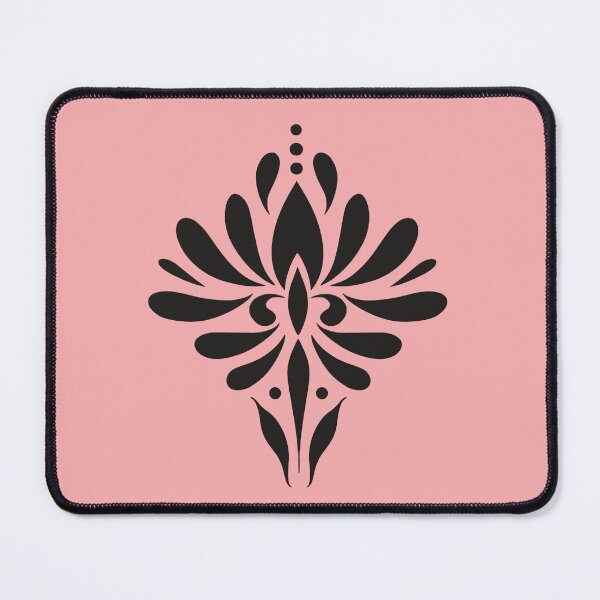 Item preview, Hungarian Folk Art floral stencil style design designed and sold by susyrdesign.
