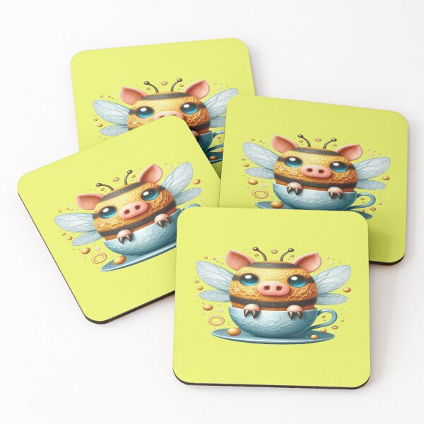 Item preview, Curious Piglet designed and sold by Furbulous Faces.