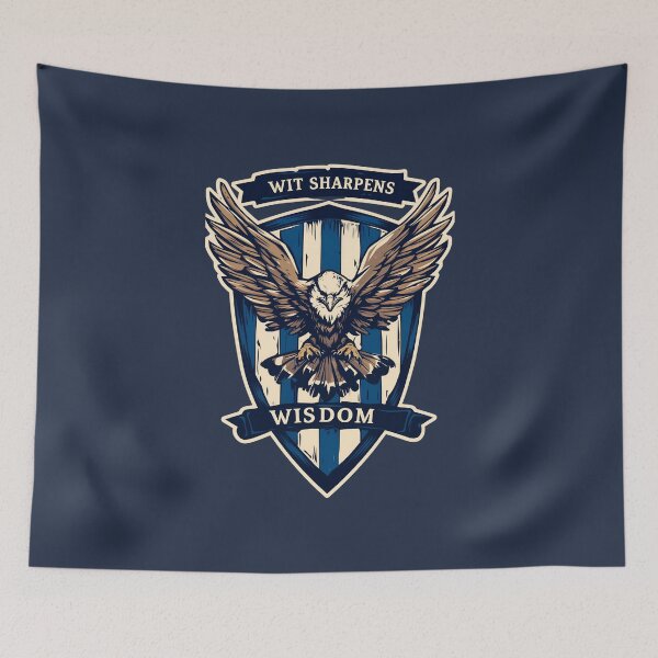 Item preview, Wit Sharpens Wisdom - Eagle - Shield - Fantasy designed and sold by Fenay Designs.