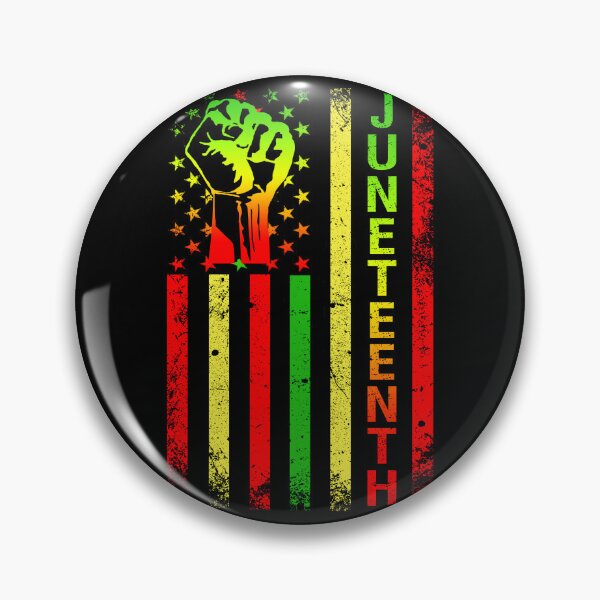 Item preview, Juneteenth American Flag Black Freedom Day June 19th 1865 designed and sold by BelkaMed.