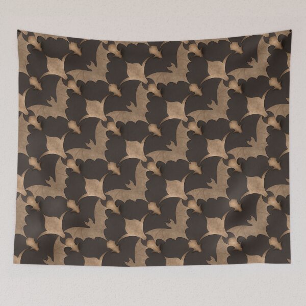 Item preview, Bat Pattern Vintage Brown designed and sold by Lelijo.