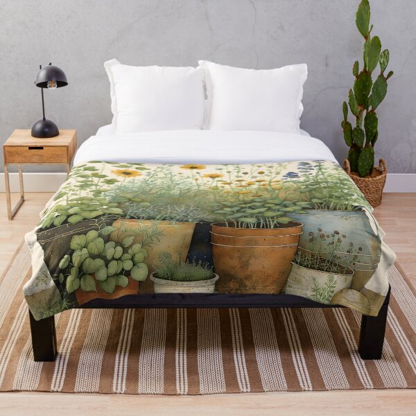 Item preview, Hierbas en maceta designed and sold by Cathi.