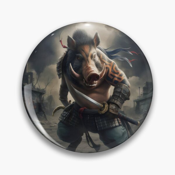 Item preview, Wild boar warrior. designed and sold by MyHappyArtShop.