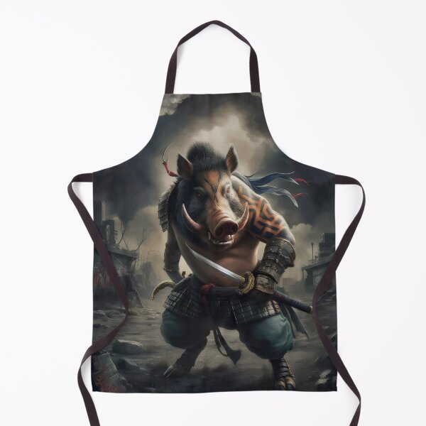 Item preview, Wild boar warrior. designed and sold by MyHappyArtShop.
