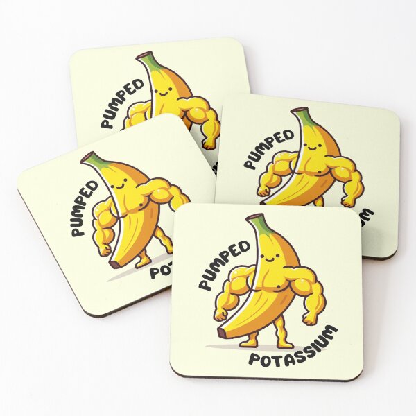 Item preview, Pumped potassium - muscular banana designed and sold by Funny-Banana.