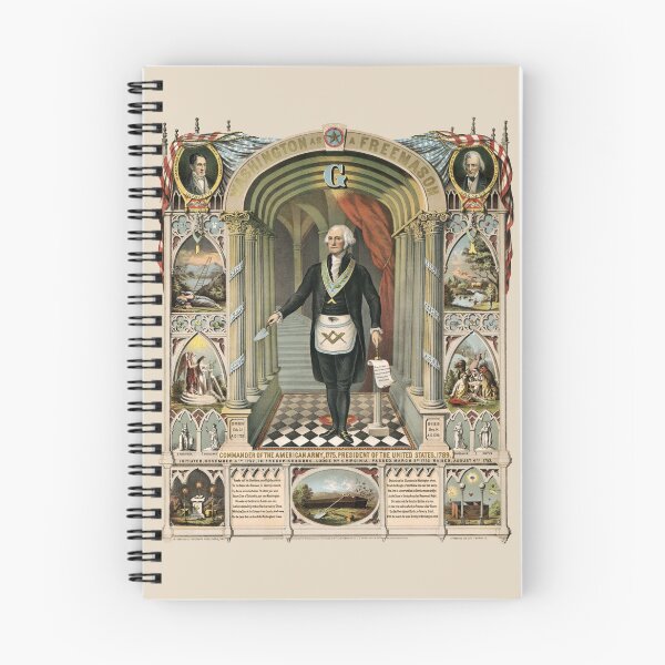 Item preview, United States President George Washington as a Freemason Etching Print designed and sold by Designs by Kool Kat.