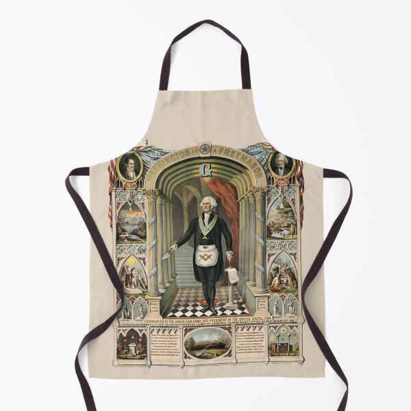 Item preview, United States President George Washington as a Freemason Etching Print designed and sold by Designs by Kool Kat.