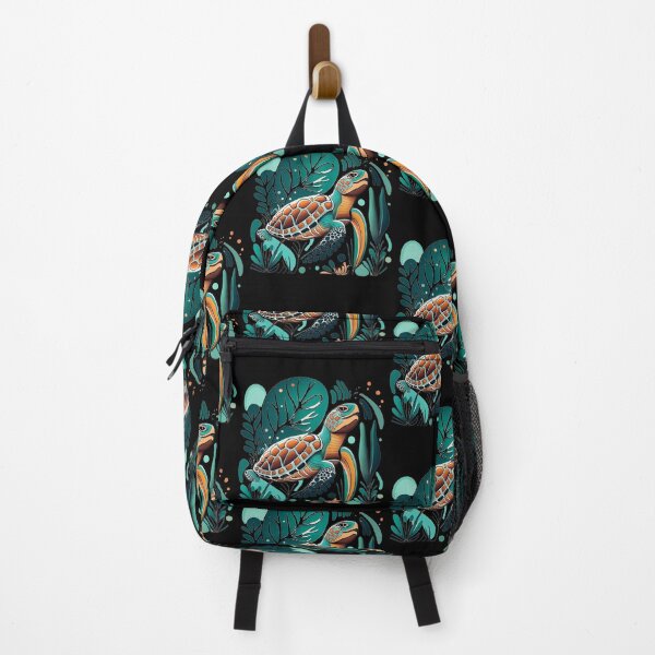 Item preview, Cool Fun Cute Sea Turtle Abstract Art designed and sold by Nature's Fancy.