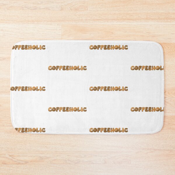 Item preview, Coffeeholic in bubbly font designed and sold by pinkyfish1010.