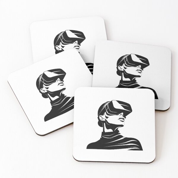 Item preview, Woman in AR Glasses designed and sold by WildfieldStudio.