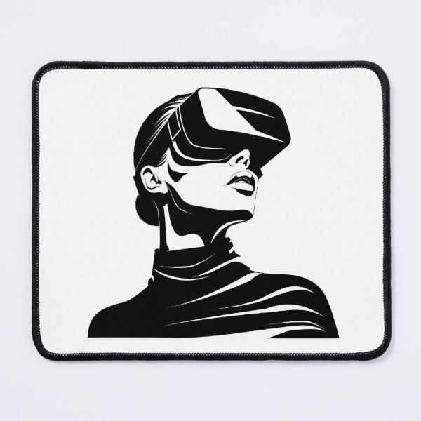 Item preview, Woman in AR Glasses designed and sold by WildfieldStudio.
