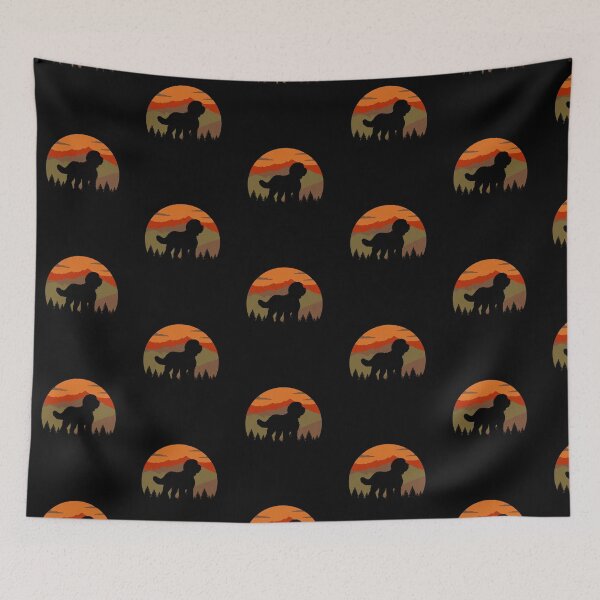 Item preview, Vintage Sky Mountains Country Wilderness Sheepadoodle Gift  designed and sold by Guarddogdrive.